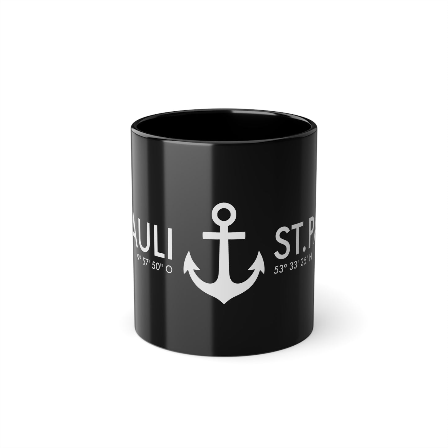 St. Pauli Koordinaten & Anker - Tasse
