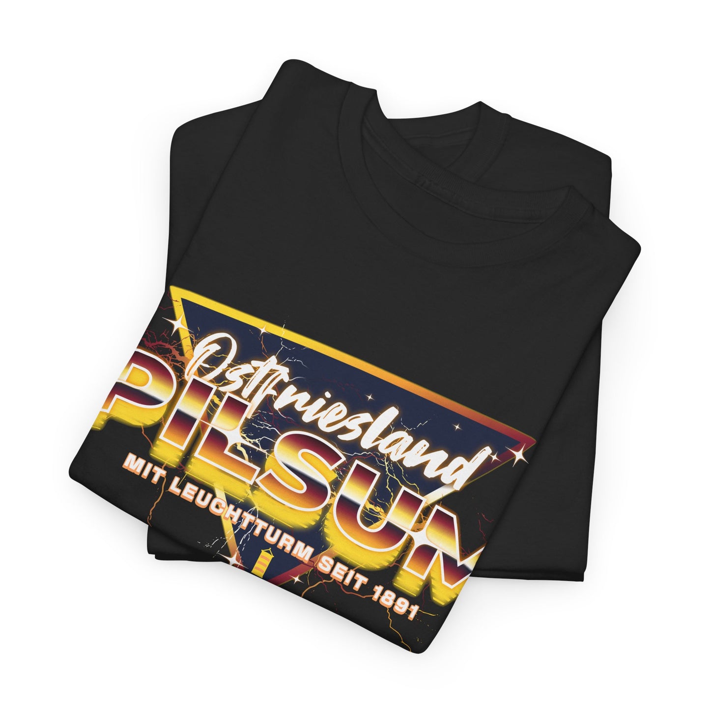 Ostfriesland - Pilsum - Retro Wave - Special Edition - T-Shirt