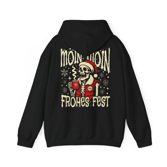 Moin Moin Frohes Fest - Hoodie (Rücken Druck)