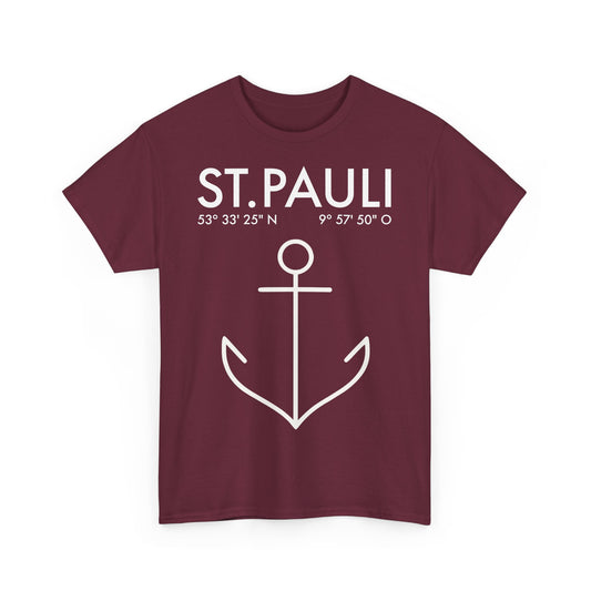 St. Pauli – Koordinaten Anker - T-Shirt