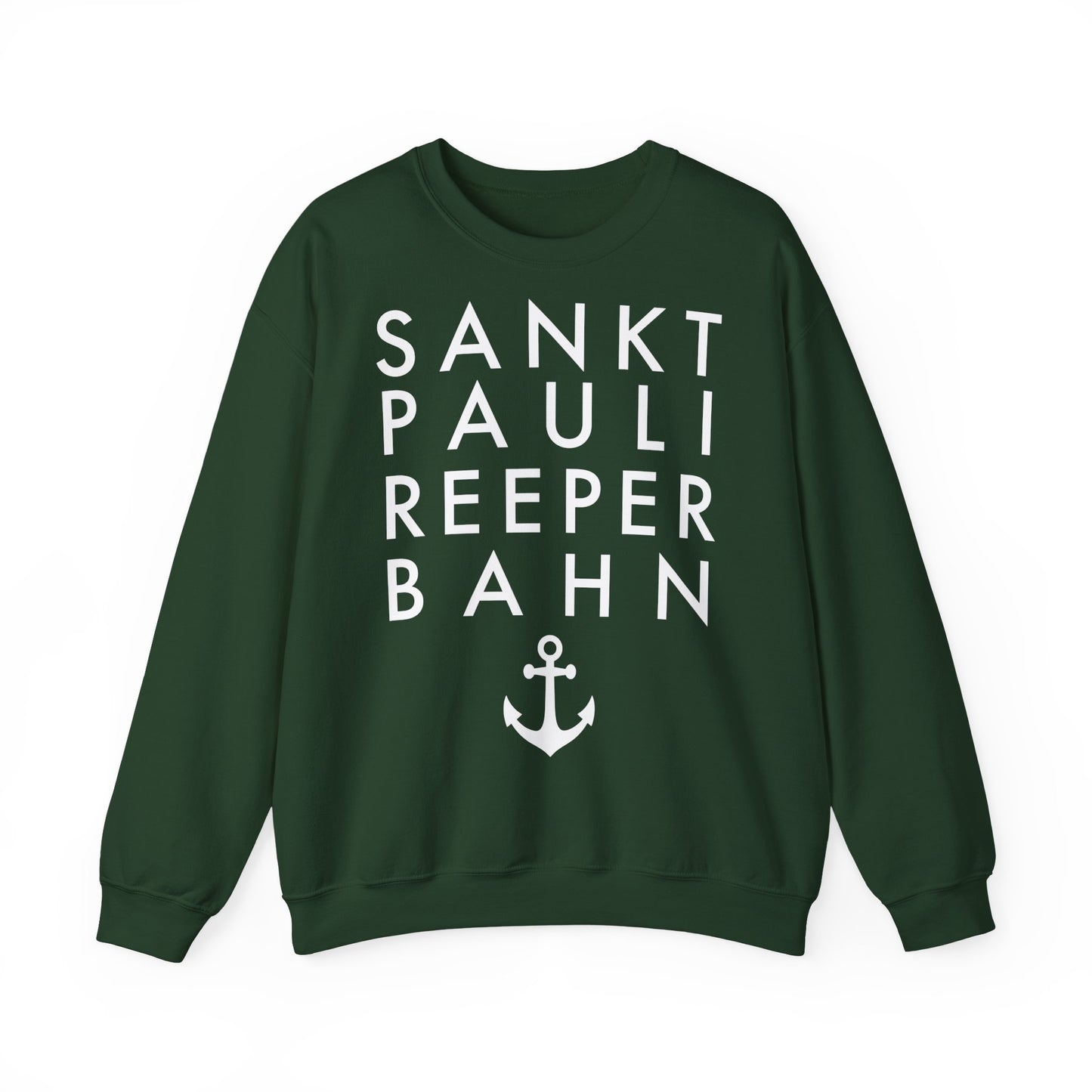 St. Pauli - Reeperbahn - mit Anker - Sweatshirt