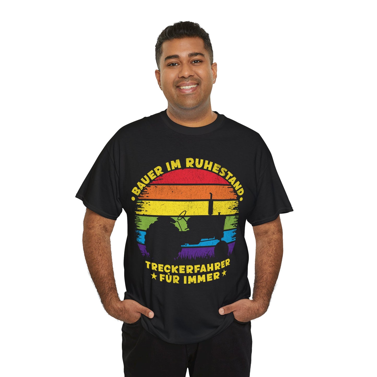 Bauer im Ruhestand - Regenbogen Edition – T-Shirt