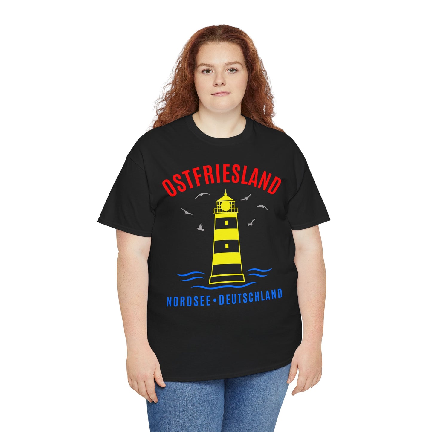 Ostfriesland Nordsee Deutschland Leuchtturm - T-Shirt