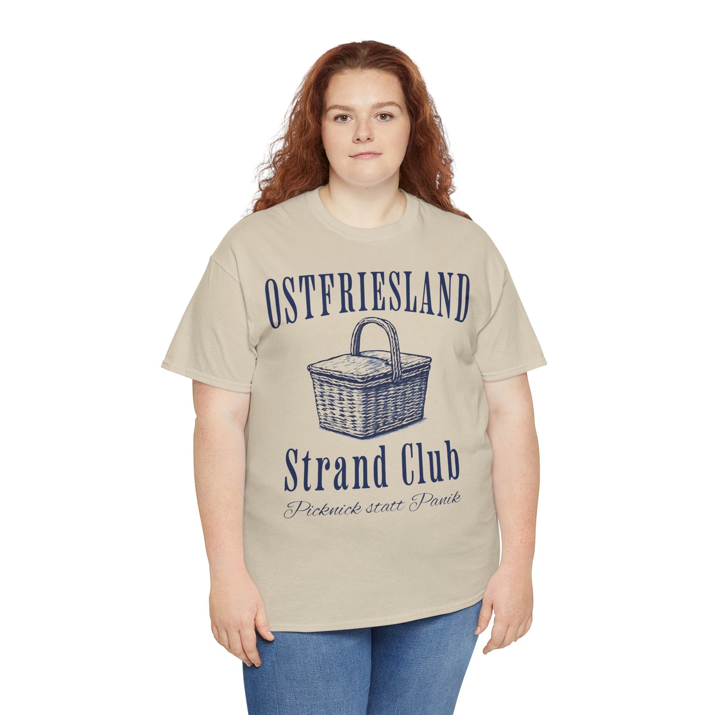 Ostfriesland - Strand Club - Picknickkorb - T-Shirt
