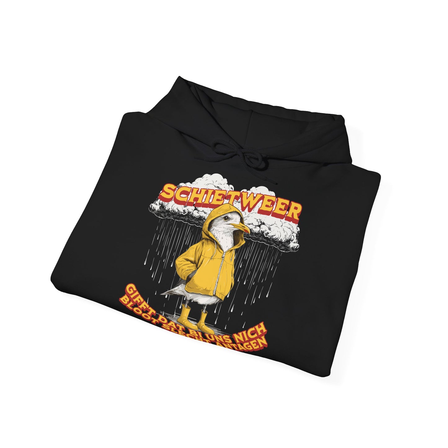 Schietweer - Möwe im Ostfriesennerz - Hoodie