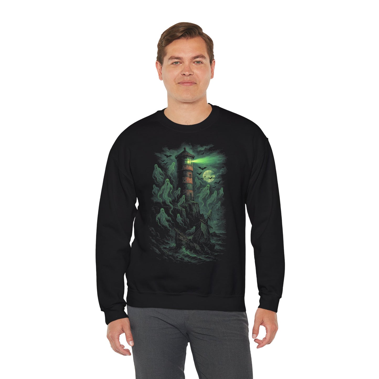 Geister-Leuchtturm - Vintage Style - Sweatshirt