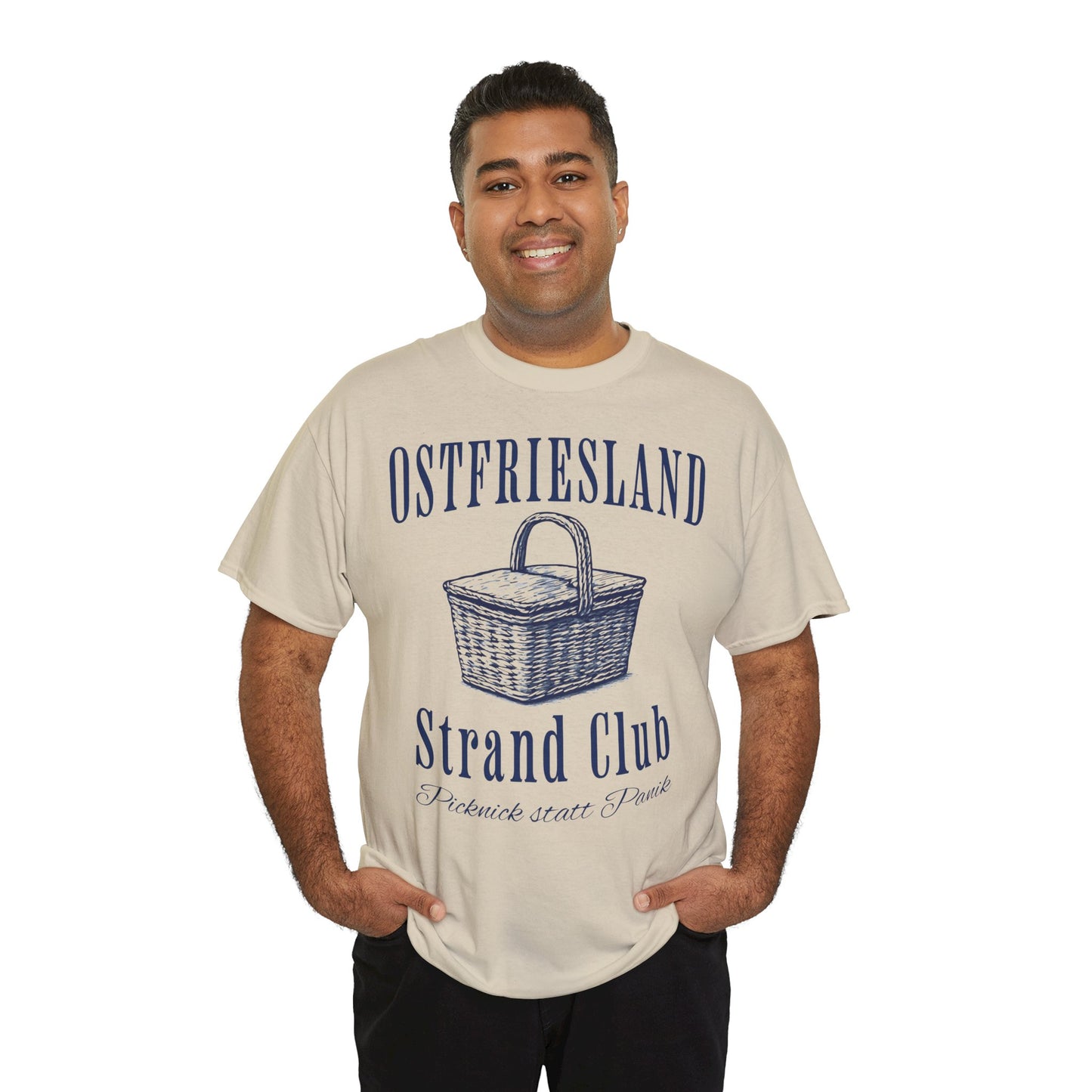 Ostfriesland - Strand Club - Picknickkorb - T-Shirt