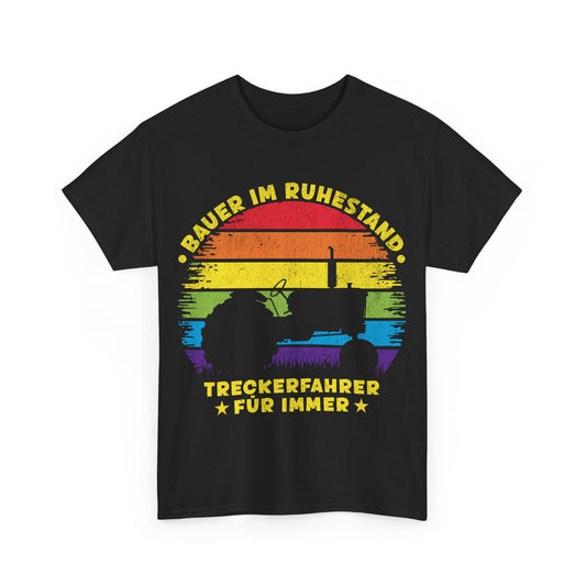 Bauer im Ruhestand - Regenbogen Edition – T-Shirt
