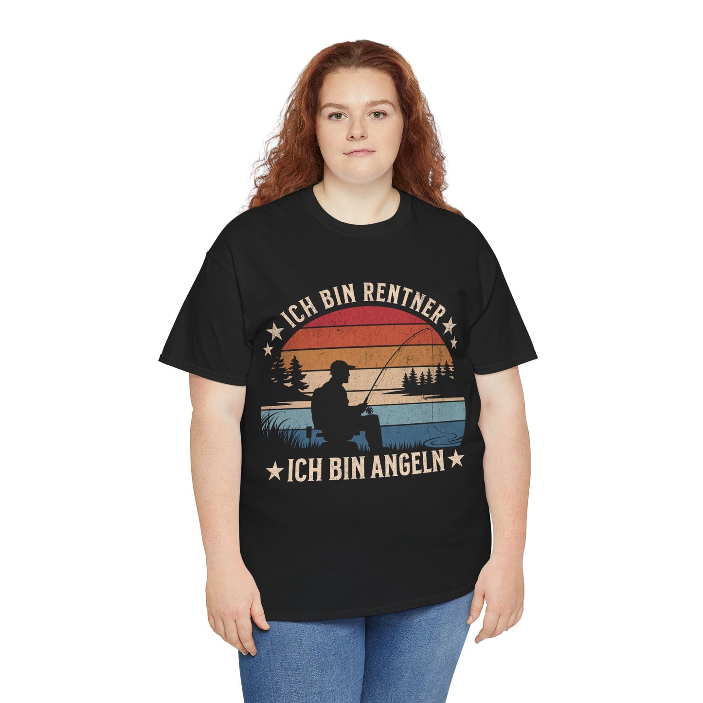 Ich bin Rentner – Ich bin Angeln - T-Shirt