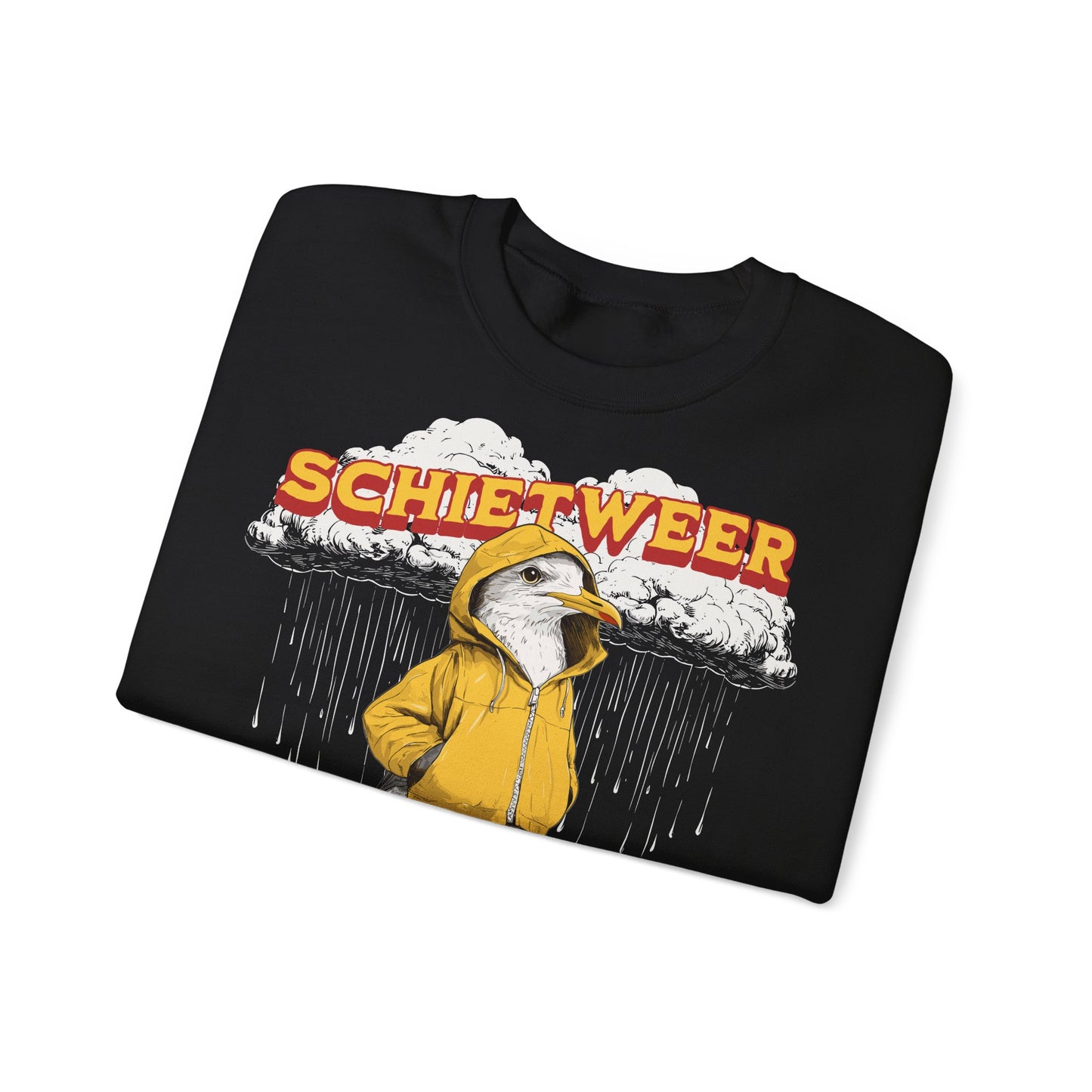 Schietweer - Möwe im Ostfriesennerz - Sweatshirt