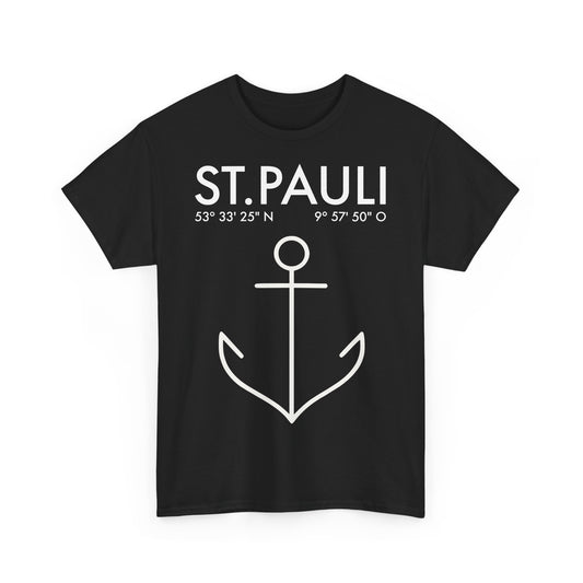 St. Pauli – Koordinaten Anker - T-Shirt