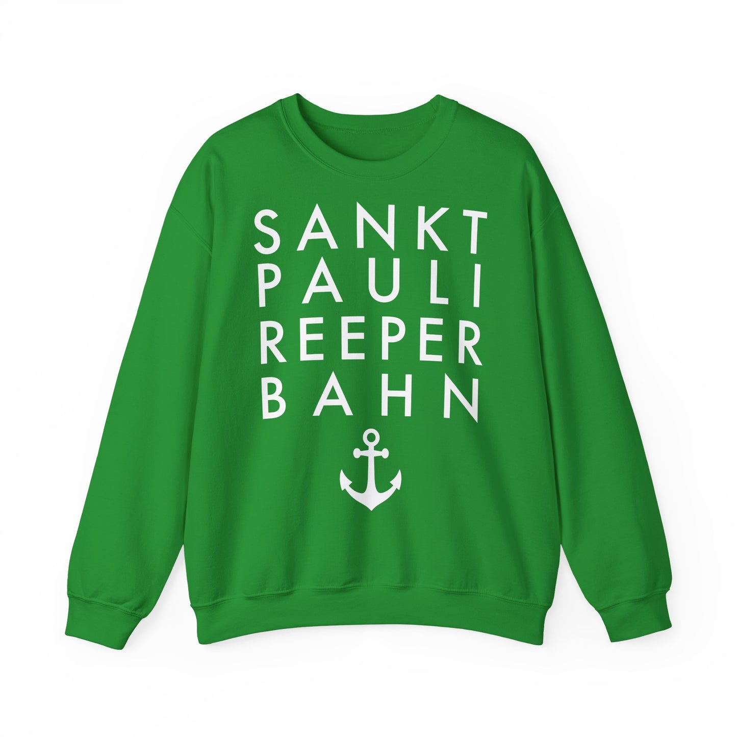 St. Pauli - Reeperbahn - mit Anker - Sweatshirt