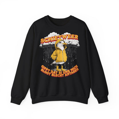 Schietweer - Möwe im Ostfriesennerz - Sweatshirt
