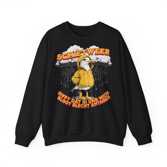 Schietweer - Möwe im Ostfriesennerz - Sweatshirt