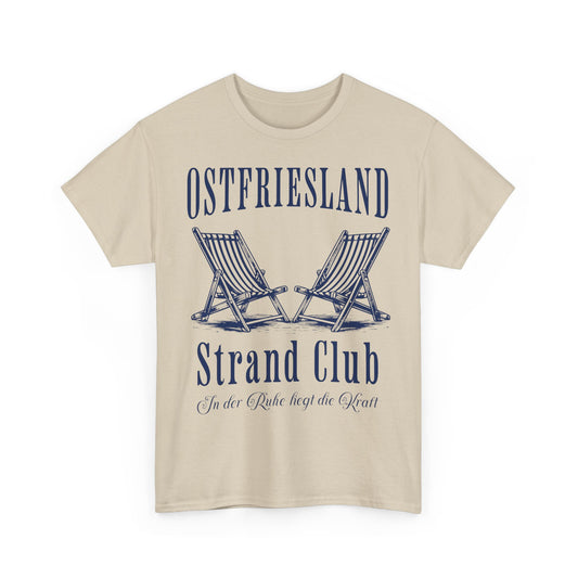Ostfriesland - Strand Club - Strandliegen - T-Shirt