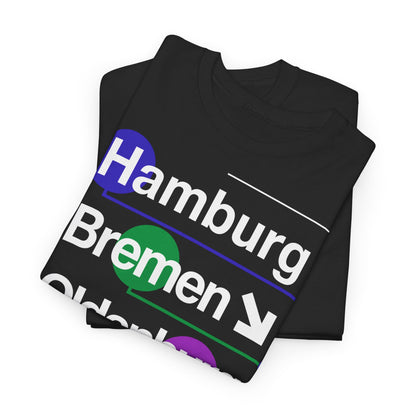 Nordroute - U-Bahn Style - T-Shirt