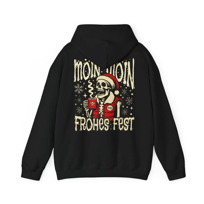 Moin Moin Frohes Fest - Hoodie (Rücken Druck)