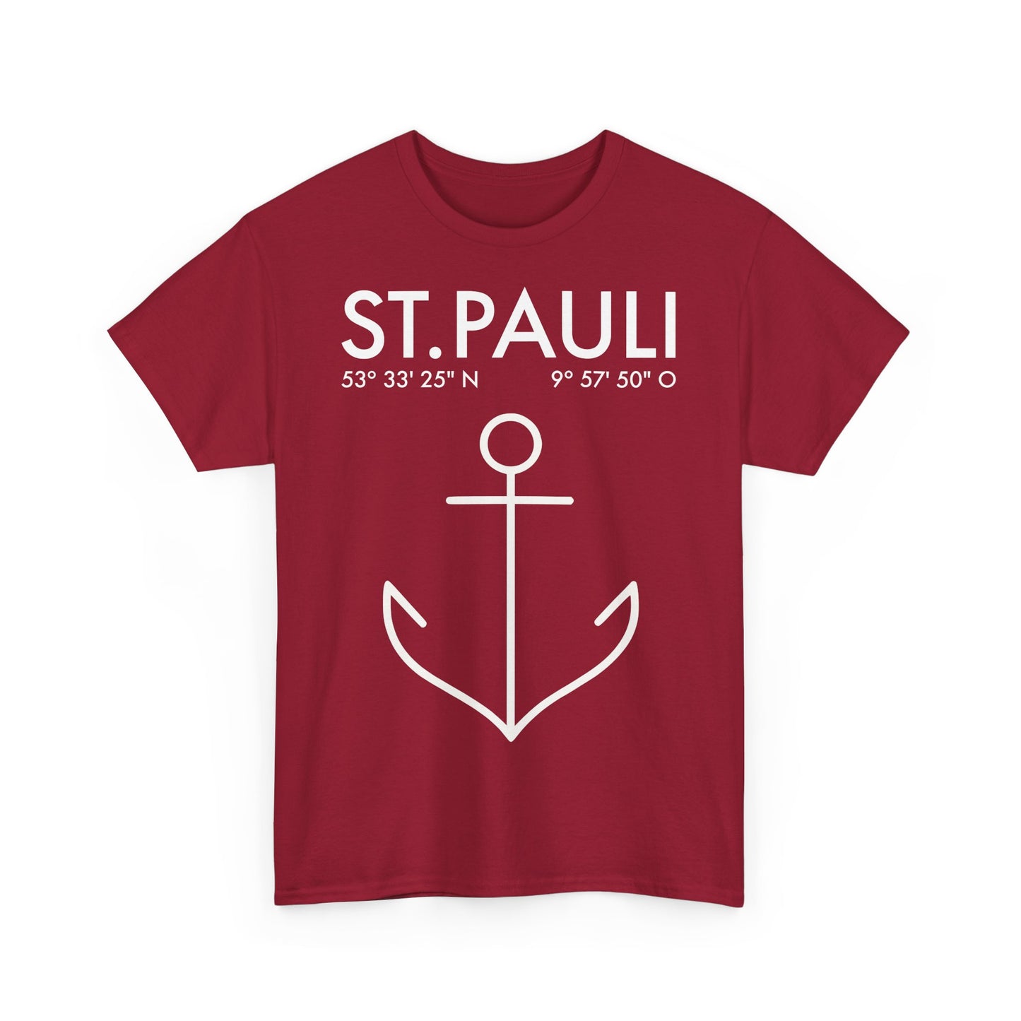 St. Pauli – Koordinaten Anker - T-Shirt