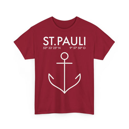 St. Pauli – Koordinaten Anker - T-Shirt