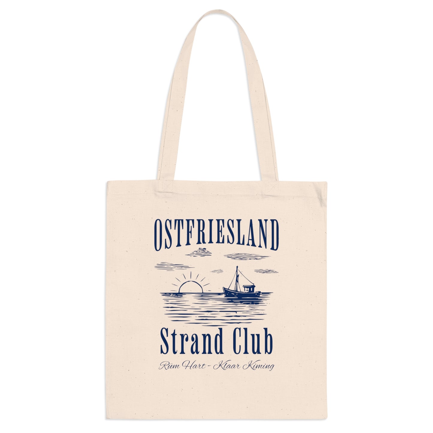 Ostfriesland - Strand Club - Fischkutter - Baumwolltasche