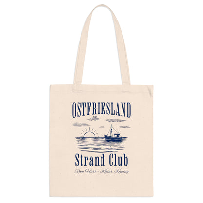Ostfriesland - Strand Club - Fischkutter - Baumwolltasche