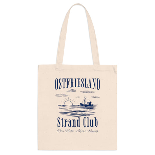 Ostfriesland - Strand Club - Fischkutter - Baumwolltasche