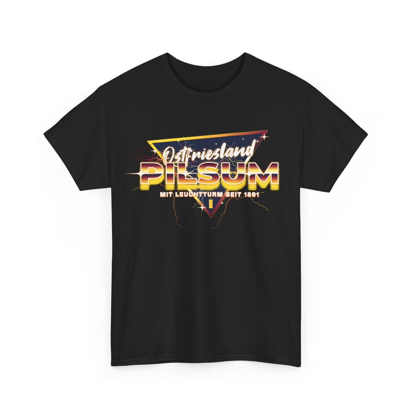 Ostfriesland - Pilsum - Retro Wave - Special Edition - T-Shirt