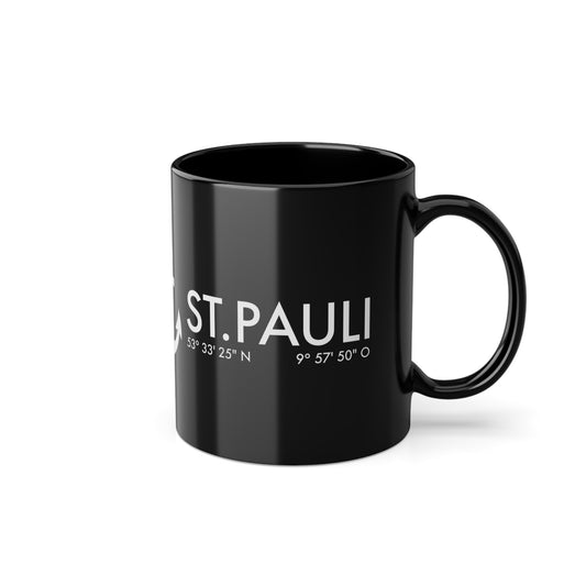 St. Pauli Koordinaten & Anker - Tasse
