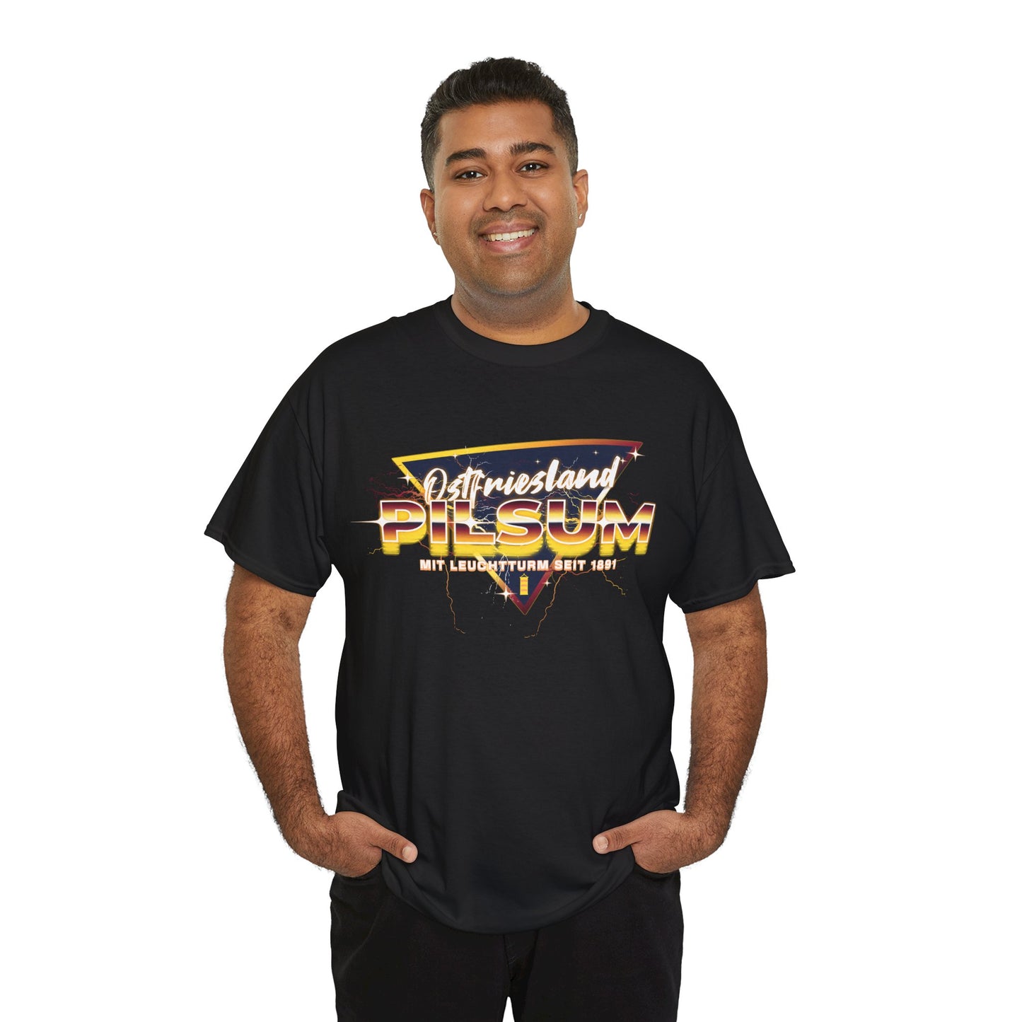 Ostfriesland - Pilsum - Retro Wave - Special Edition - T-Shirt