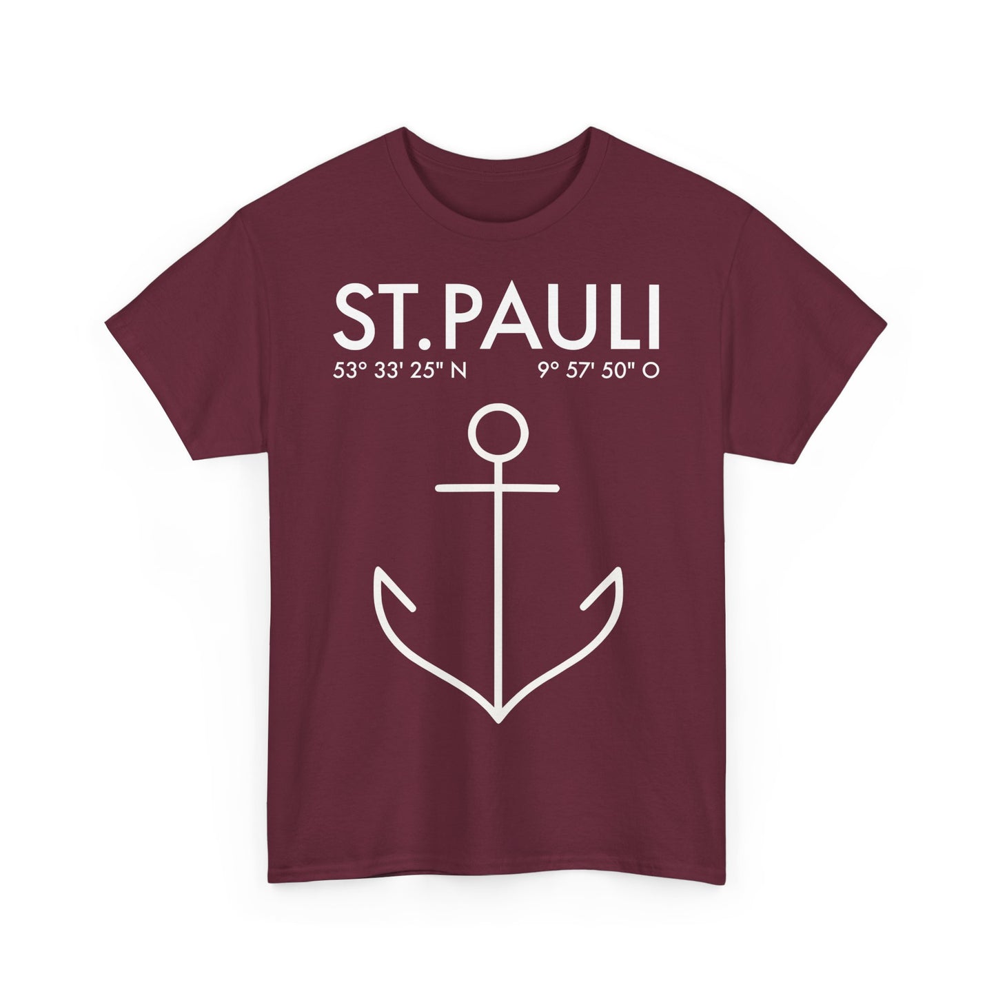 St. Pauli – Koordinaten Anker - T-Shirt