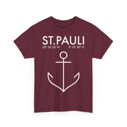 St. Pauli – Koordinaten Anker - T-Shirt