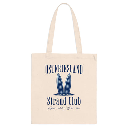Ostfriesland - Strand Club - Surfbretter - Baumwolltasche