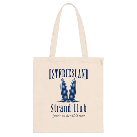 Ostfriesland - Strand Club - Surfbretter - Baumwolltasche