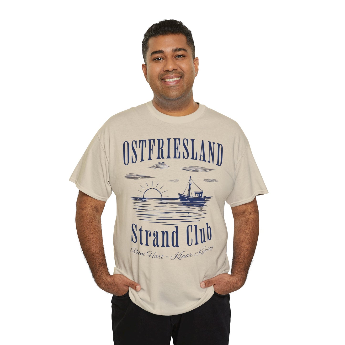 Ostfriesland - Strand Club - Fischkutter - T-Shirt