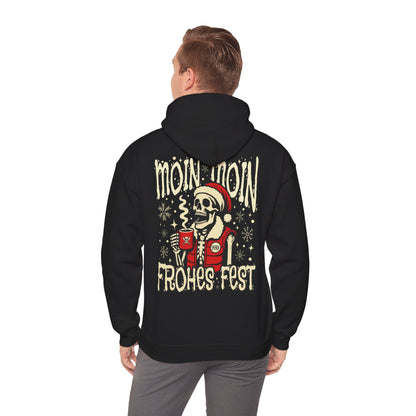 Moin Moin Frohes Fest - Hoodie (Rücken Druck)