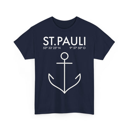 St. Pauli – Koordinaten Anker - T-Shirt
