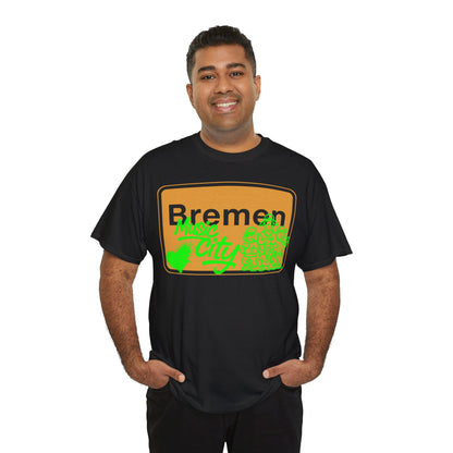 Bremen Ortsschild - Music City - T-Shirt