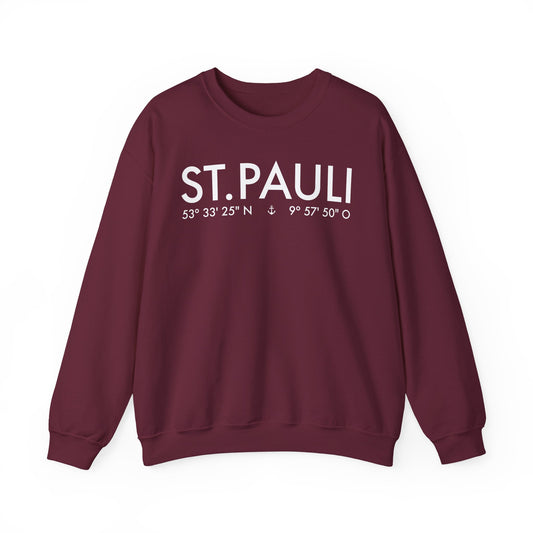 St. Pauli - Koordinaten – Sweatshirt