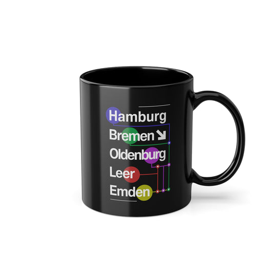 Nordroute - U-Bahn Style - Tasse