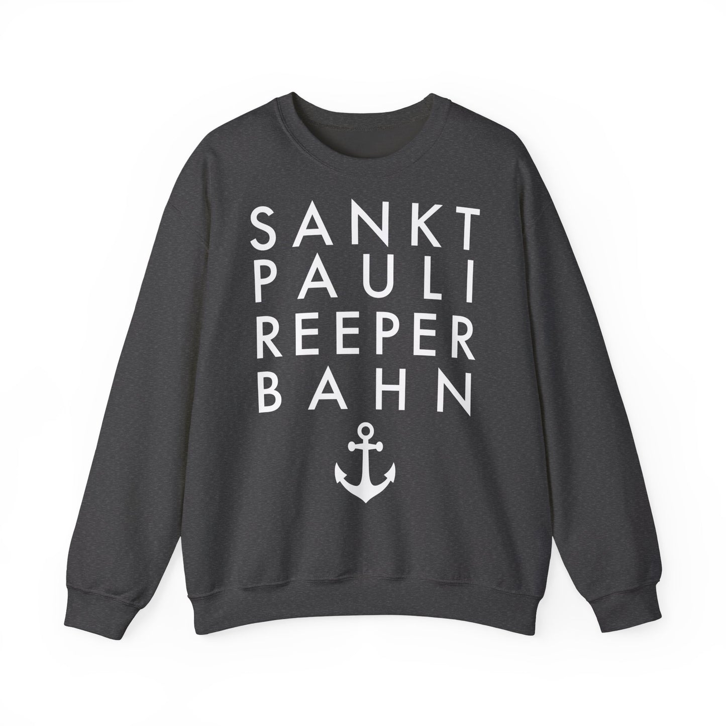St. Pauli - Reeperbahn - mit Anker - Sweatshirt