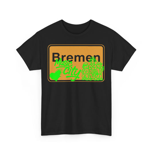 Bremen Ortsschild - Music City - T-Shirt