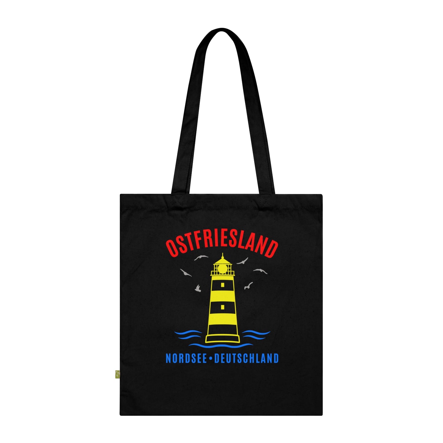 Ostfriesland Nordsee Deutschland Leuchtturm - Baumwolltasche