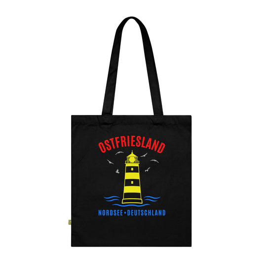 Ostfriesland Nordsee Deutschland Leuchtturm - Baumwolltasche