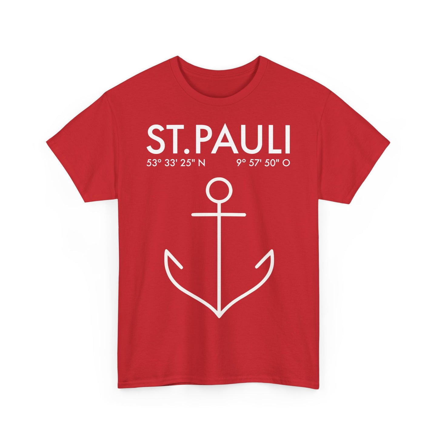 St. Pauli – Koordinaten Anker - T-Shirt