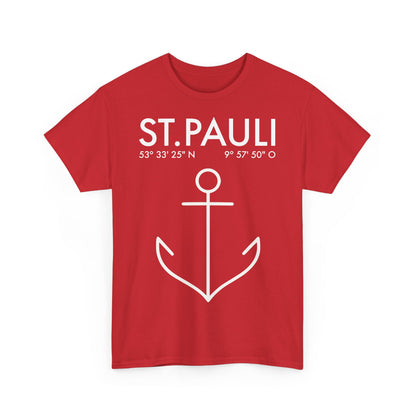 St. Pauli – Koordinaten Anker - T-Shirt