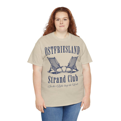 Ostfriesland - Strand Club - Strandliegen - T-Shirt