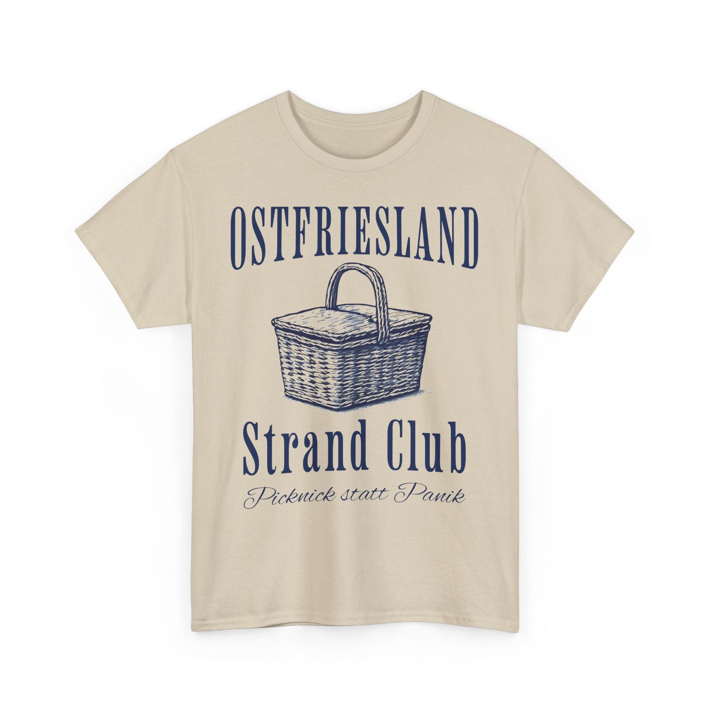 Ostfriesland - Strand Club - Picknickkorb - T-Shirt