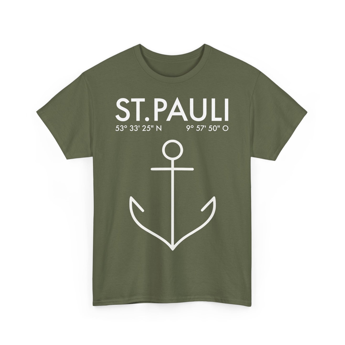 St. Pauli – Koordinaten Anker - T-Shirt