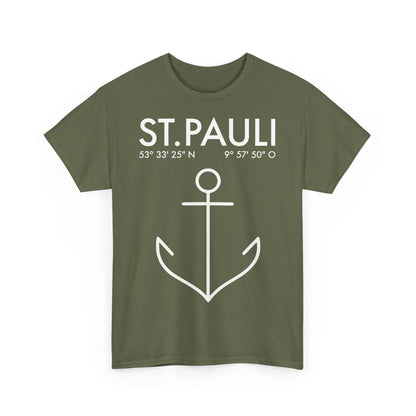 St. Pauli – Koordinaten Anker - T-Shirt