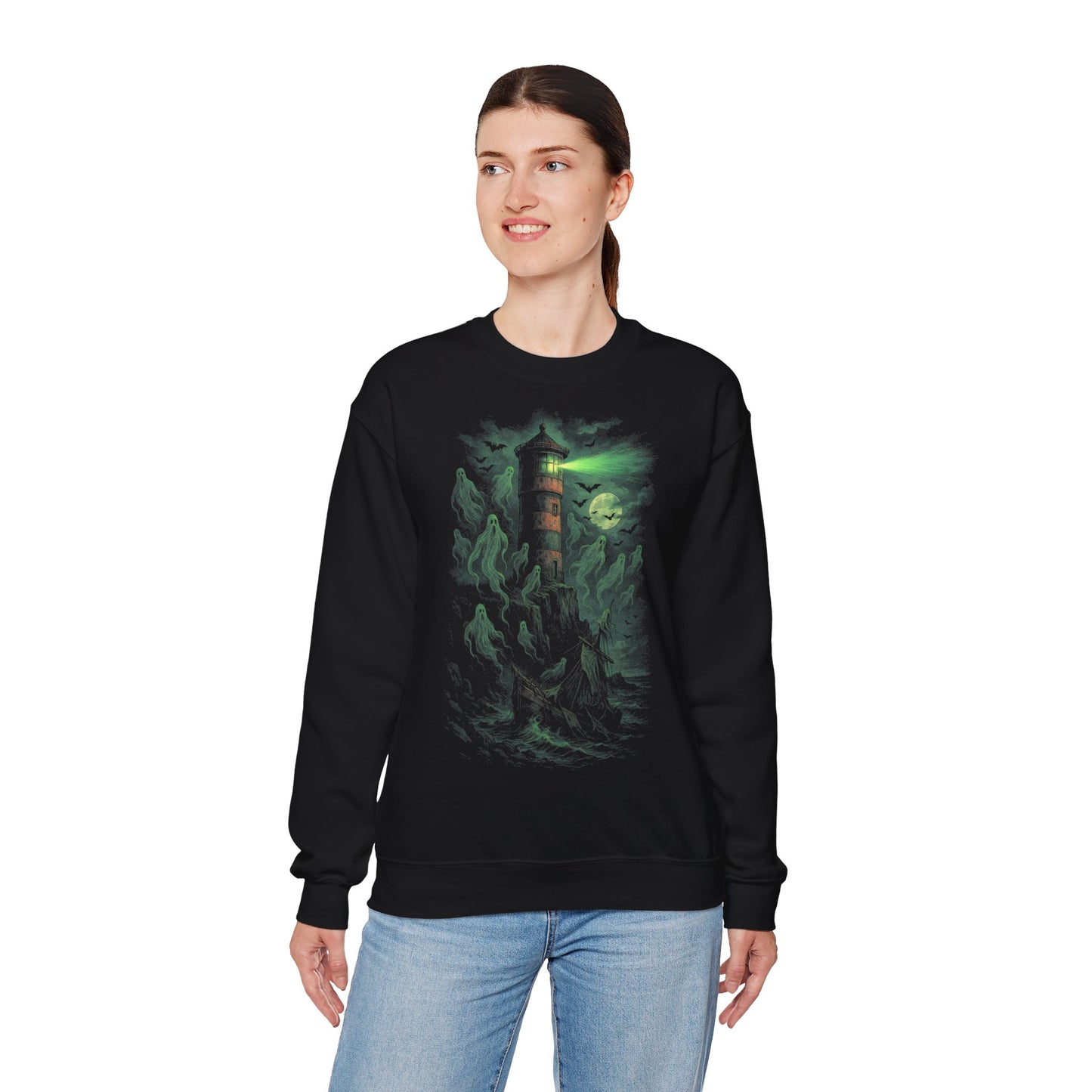 Geister-Leuchtturm - Vintage Style - Sweatshirt